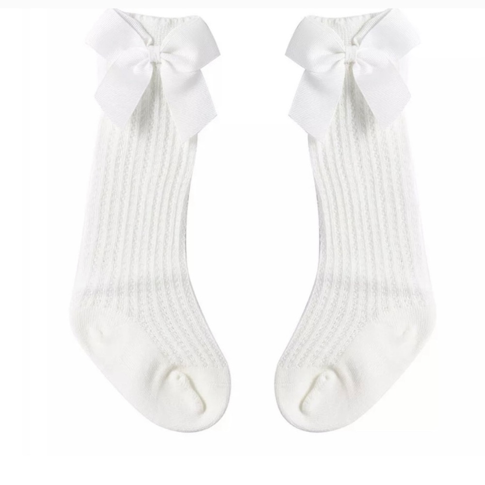 5 Pairs Knee high Socks for baby girls - Picture 13 of 16